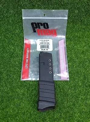 ProMag 10 Round Magazine For Glock 43 9mm Luger Polymer Black - GLK 13 • $22.95