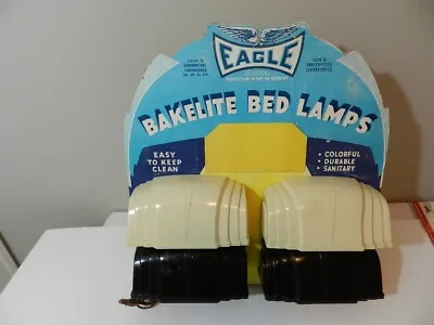 Vintage Eagle Bakelite Bed Lamps Store Display- Vintage Light- Vintage Bakelite • $285
