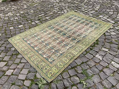 Turkish Rug Vintage Rug Handmade Rug Area Rug Wool Carpet | 41 X 65 Ft • $370