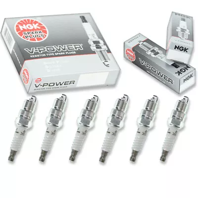 6 Pcs NGK V-Power Spark Plugs For 1982-1995 Chevrolet S10 4.3L 2.8L V6 - Om • $21.41