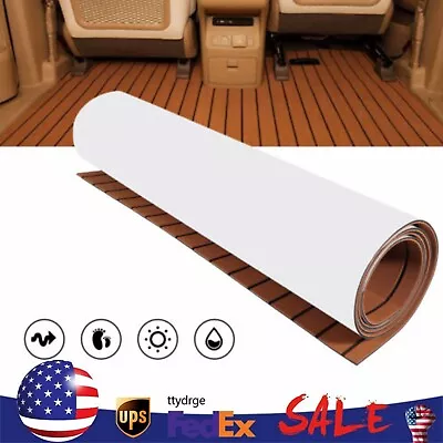 Marine Boat Flooring EVA Foam Yacht Teak Decking Sheet Carpet Floor Pad 94 X 35  • $45.61