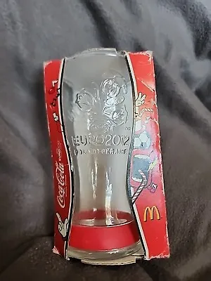Coca-Cola Glass UEFA EURO 2012 Poland-Ukraine Red Band - Promotional McDonalds • $15
