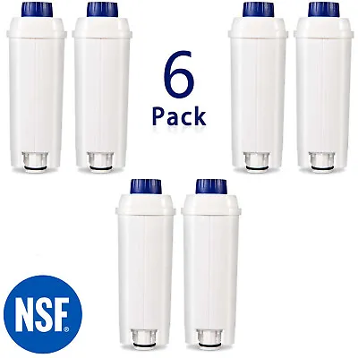 6Pack For Delonghi Magnifica S Automatic Coffee Machine ECAM22110SB Water Filter • $49.95