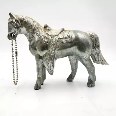 4” Horse Vintage Silver Tone All Metal Western Carnival Prize. • $17.89