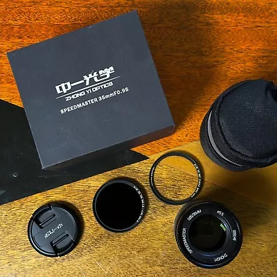 Mitakon Zhongyi Speedmaster 35mm F0.95 Lens Sony E Mount • $51