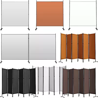 VEVOR Office Partition Room Divider Wall71 X72 /142 X72  Gray/Brown/Cream • $52.99