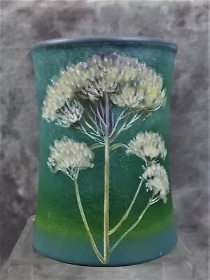 £18.40 • Buy 2008 Crazy Mountain  Floral Vase Blue/green 5.5  Designer Nel Whatmore Rdd8454
