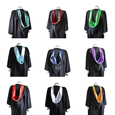 University Academic Hood Graduation Bachelors Masters Coloured Burgon Accessory • £19.99