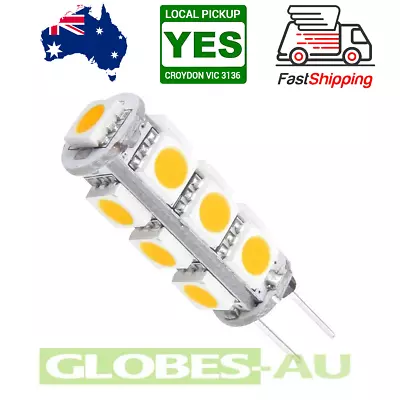 2x 12V LED G4 WARM WHITE LIGHT 5050 13 SMD Caravan Camper Bulb Globe Boat Garden • $8.88