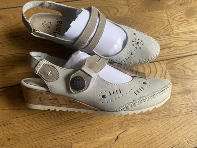 £15.99 • Buy Jana Sling Back Wedge Shoes UK 6