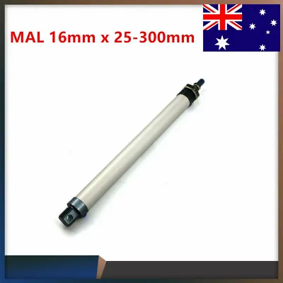 $13.13 • Buy MAL 16mm X 25-300mm Stroke Single Rod Double Acting Mini Pneumatic Air Cylinder