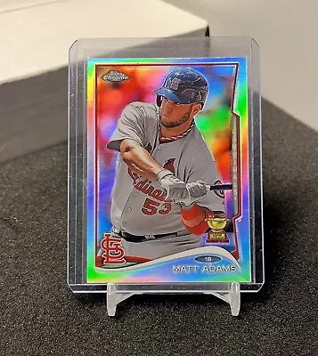 Matt Adams 2014 Topps Chrome 51 St. Louis Cardinals All Star Rookie Refractor • $2.65