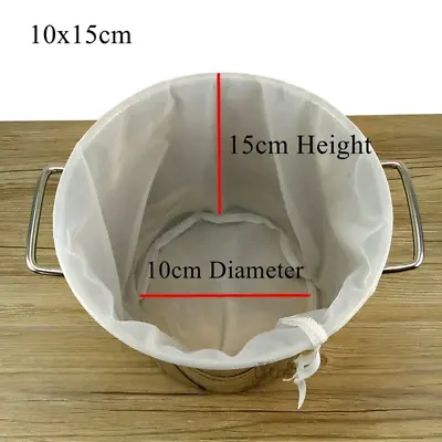 40-500 Mesh 25-380 Micron Home Brewing Filter Bag Round Bottom Reusable Mesh NEW • $12.74