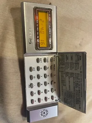 $9 • Buy CASIO MQ-2 Electronic MICRO COMPUTER QUARTZ Calculator WORKS Vintage