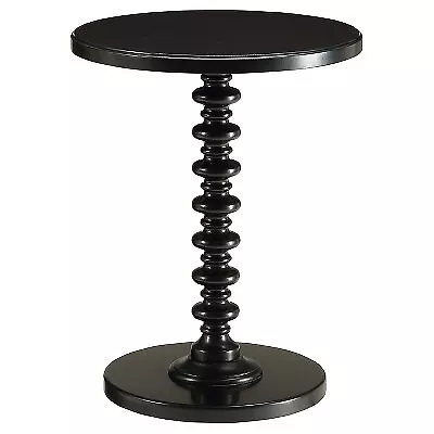 Acton Single Leg End Table Black - Acme Furniture • $38.99