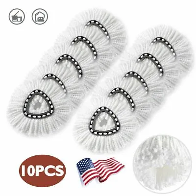 10X Replacement Microfiber Mop HEAD For O-Cedar Spin Mop Easy Clean Wring Refill • $18.95