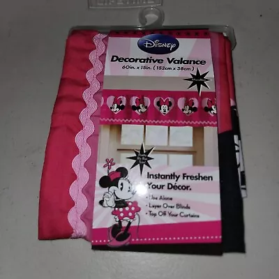 Disney Minnie Mouse Decorative Window Valance 60 X15  • $9.80
