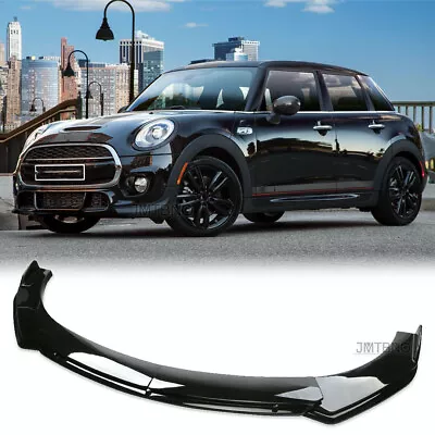 Front Bumper Lip Splitter Spoiler Body Kit For Mini Cooper S R53 R56 R58 R60 F56 • $89.41