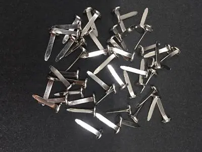 SPLIT PINS Paper Fasteners Butterfly Clips 20mm Ideal Arts And Crafts 8mm Dead • £0.99