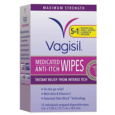 $11.95 • Buy  Toallitas Intimas Femeninas Medicadas Antipicazon Para Mujeres, Fuerza Maxima, 