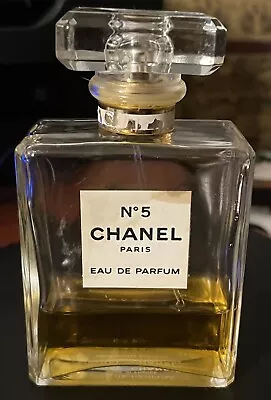 Vintage Collectible No 5 CHANEL Paris 3.4oz Perfume Damaged Leaky Seal • $22.95