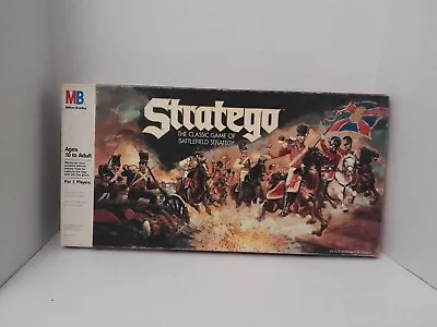 Vintage Stratego Board Game 1986 By Milton Bradley Battlefield Strategy Game • $29.95