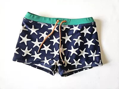 Mini Boden 4-5 Boys Star Print Swim Trunks SR1-482 • $16.99