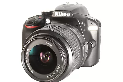 Nikon D3400 Digital SLR Camera W/AF-S NIKKOR 18-55mm F/3.5-5.6G DX VR Lens • $499