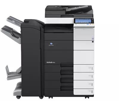 Konica Minolta Bizhub C754e Copier Printer Scan And Fax Comes W Booklet Finisher • $2495