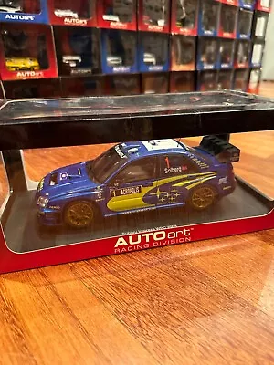 1/18 Autoart 80591 Subaru Impreza Wrc 2005 P.solberg/p.mills #5 (monte Carlo) • $450