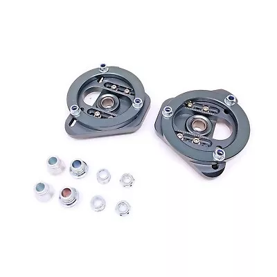 Godspeed Adjustable Front Camber & Caster Plate Kit For 1999-05 Bmw 3 Series E46 • $170