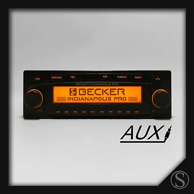 AUX Becker Indianapolis Pro Radio BE7950 For Mercedes W201 W124 W210 W140 R129 • £381.17
