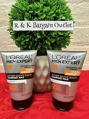 2 Loreal Paris Men Expert After Shave Balm Comfort Max Fights Shaving Discomfort • $19.96