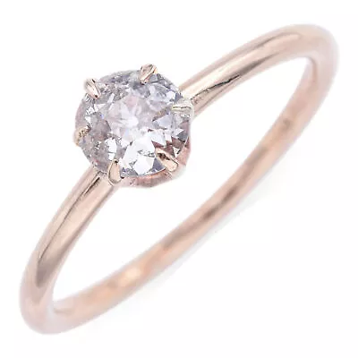 Antique Yellow Gold 0.40 Ct Old European Cut Diamond Round Solitaire Ring • $695