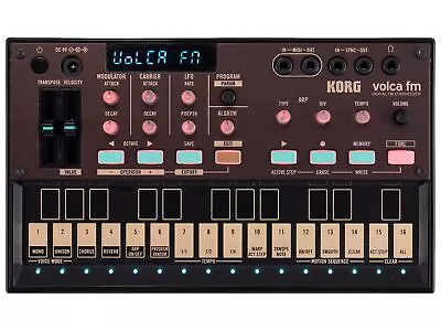 KORG Volca Fm2 FM Synthesizer 6 Voice Chorus Reverb Built-in Speaker Black Japan • $346.59