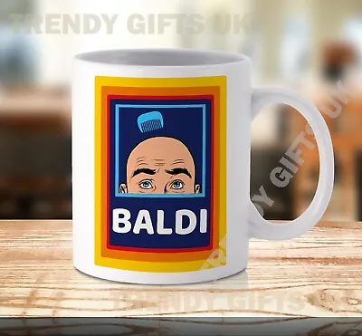 Baldi Mug Cup Bald Man Funny Novelty Birthday Fathers Day Gifts Him Ceramic Xmas • £4.99