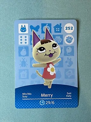 $1.65 • Buy 252 Merry - Animal Crossing Amiibo Card Series 3