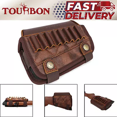 Tourbon Rifle Cheek Rest Comb Riser Gunstock Bullet Cover Ammo Holder Fit 308win • $46.19