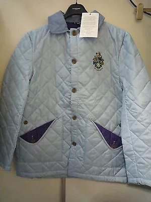 Jack Orton Sky + Purple Diamond Quilted Jacket Coat Mens Size Large New • £25.99