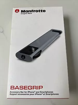 Manfrotto Base Grip Accessory Bar For Iphone / Smartphone Photography - Free P&P • £12.99