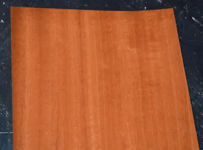 Mahogany Raw Wood Veneer Sheet 7.5 X 41 Inches 1/42nd               4668-90 • $9.99