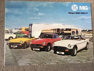 MG MIdget  MGB  MGB GT UK Brochure VGC Dated 05/1977.    Bi 52 • $12.62