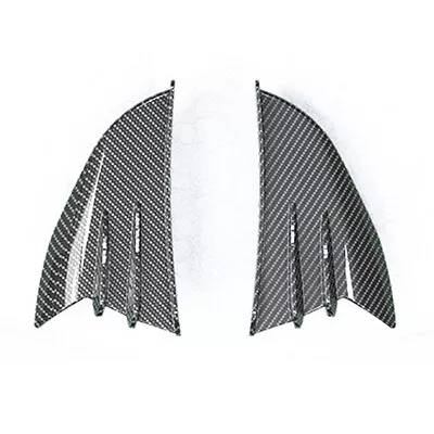 2Pcs Carbon Fiber Motorcycle Winglet Side Spoiler Air Deflector Wing Accessories • $21.89