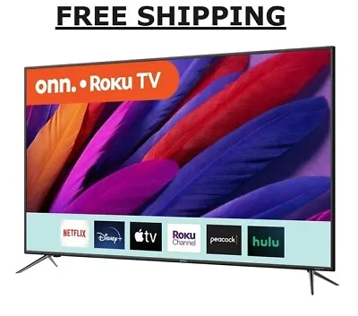 Onn. 55a Class 4K UHD (2160P) LED Roku Smart TV HDR (100012586) • $285.64