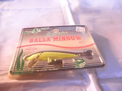 Sportfisher Mister Twister Balsa Minnow 2 3/4  Lure • $2.99