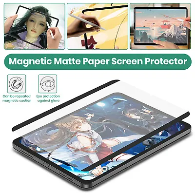 £11.29 • Buy Magnetic Like Paper Removable Matte Screen Protector For Apple IPad Tablet PC