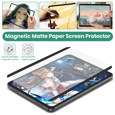 £11.29 • Buy Magnetic Like Paper Removable Matte Screen Protector For Apple IPad Tablet PC