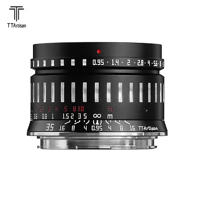 TArtisan 35mm F0.95 Lens For Sony E Mount Fujifilm X  Canon RF-S Leica L Nikon Z • £139