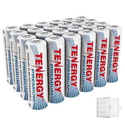 Tenergy Premium AA 2500mAh High Capacity NiMH Rechargeable Batteries Cell AA Lot • $12.25