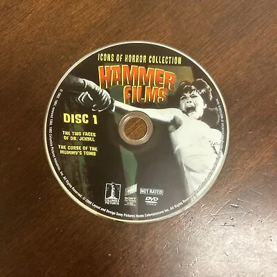 Icons Of Horror The Curse Of The Mummy's Tomb Two Faces Of Dr Jekyll Disc Only • $5.99